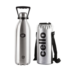 Swift Flask, Vacusteel Water Bottle with Thermal Jacket, 2200ml / 2200ml