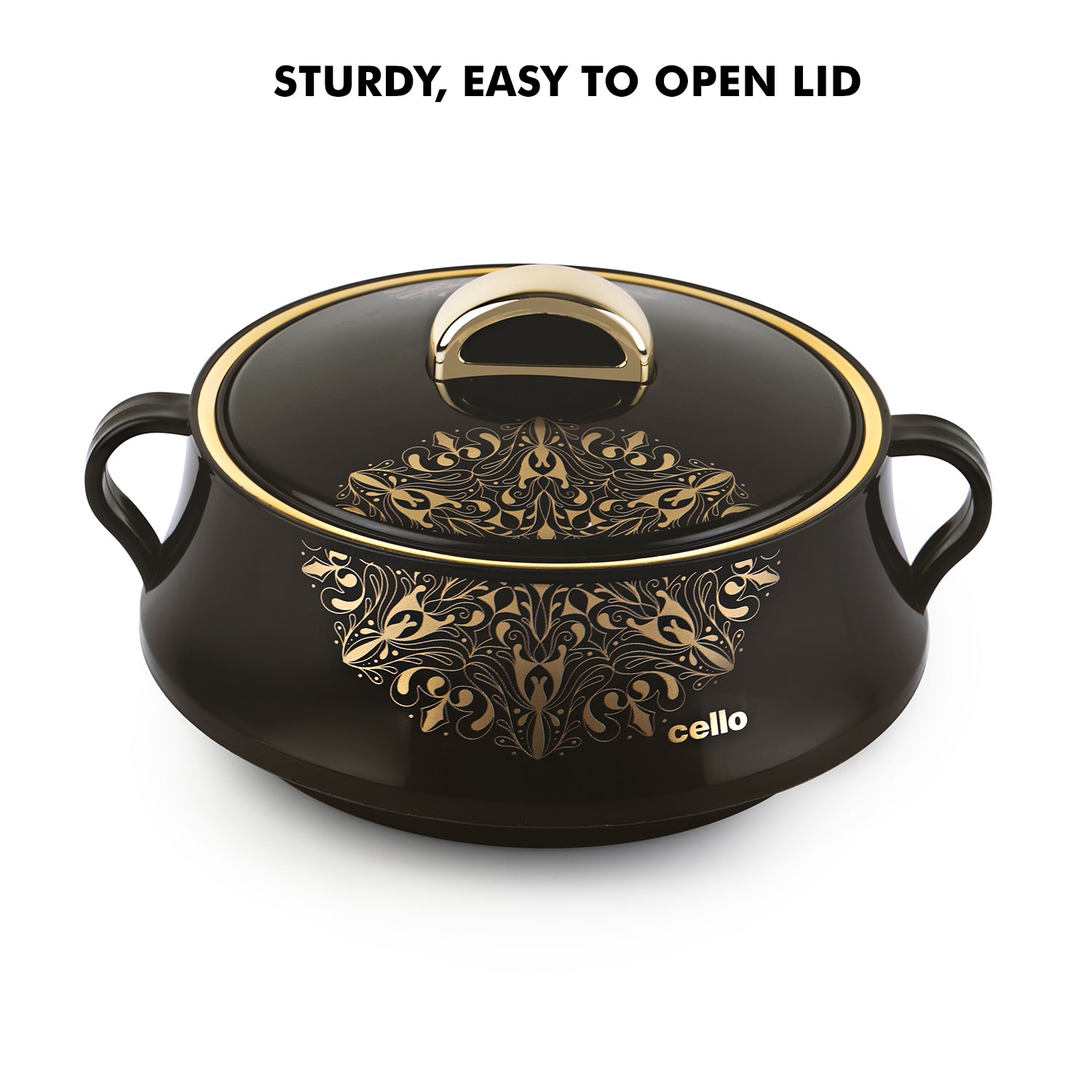 Midas Insulated Casserole Set of 2 Black / 1000ml