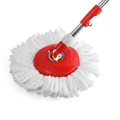 Kleeno Compacto Spin Mop with Refill Red