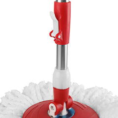 Kleeno Compacto Spin Mop with Refill Red