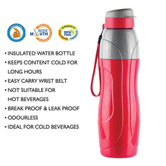 Puro Sports 900 Water Bottle, 720ml Assorted / 720ml / 4 Piece