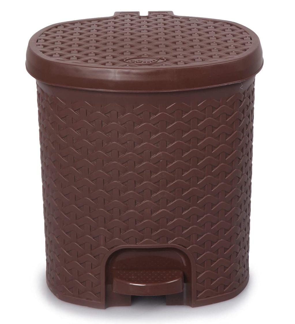 Classic Pedal Dustbin Brown / 12 Litres