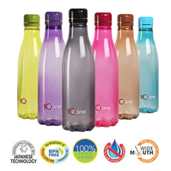 Ozone Plastic Water Bottle, 1000ml Assorted / 1000ml / 6 Pieces