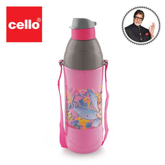 Puro Junior 600 Cold Insulated Kids Water Bottle, 470ml Pink Grey / 470ml / Tinker Bell