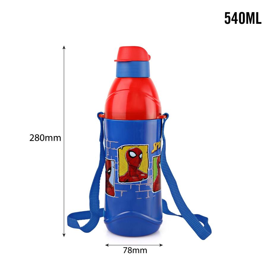 Puro Steel-X Kids Zee 600 Cold Insulated Water Bottle, 540ml Blue / 540ml / Spiderman