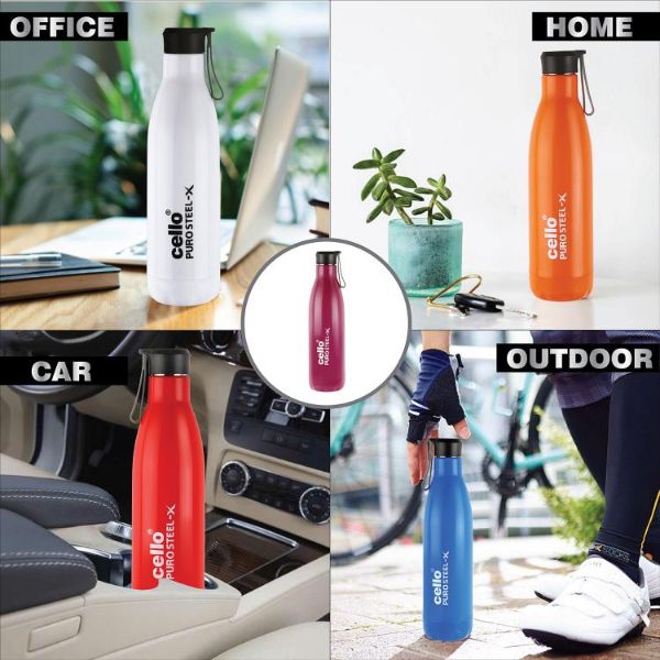 Puro Steel-X Rover 900 Water Bottle, 720ml / 720ml