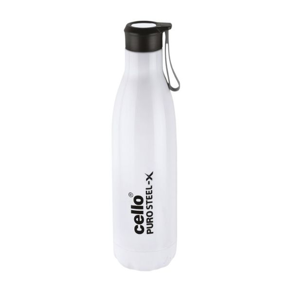 Puro Steel-X Rover 900 Water Bottle, 720ml White / 720ml / 1 Piece