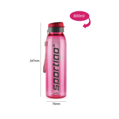 Sportigo Plastic Water Bottle, 1000ml Assorted / 1000ml / 2 Pieces