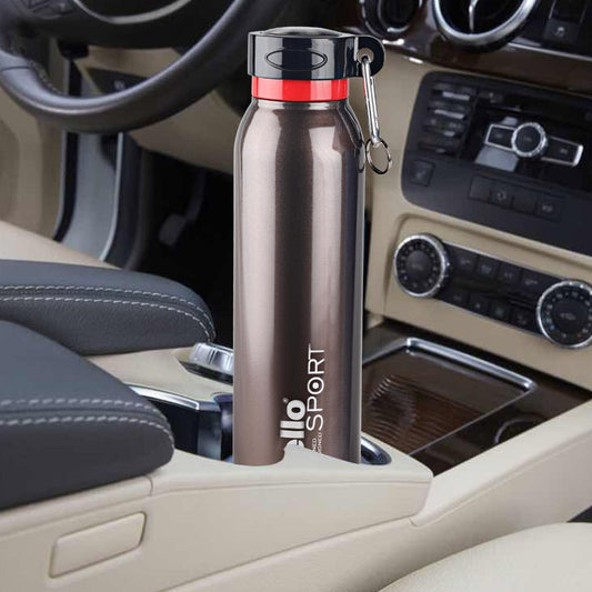 Brown|Beatle Flask, Vacusteel Water Bottle, 850ml / 850ml