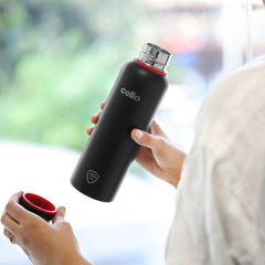 Duro Kent Flask, Vacusteel Water Bottle Black / 750ml