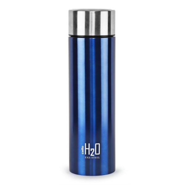 H2O Stainless Steel Water Bottle, 1000ml Blue / 1000ml / 1 Piece