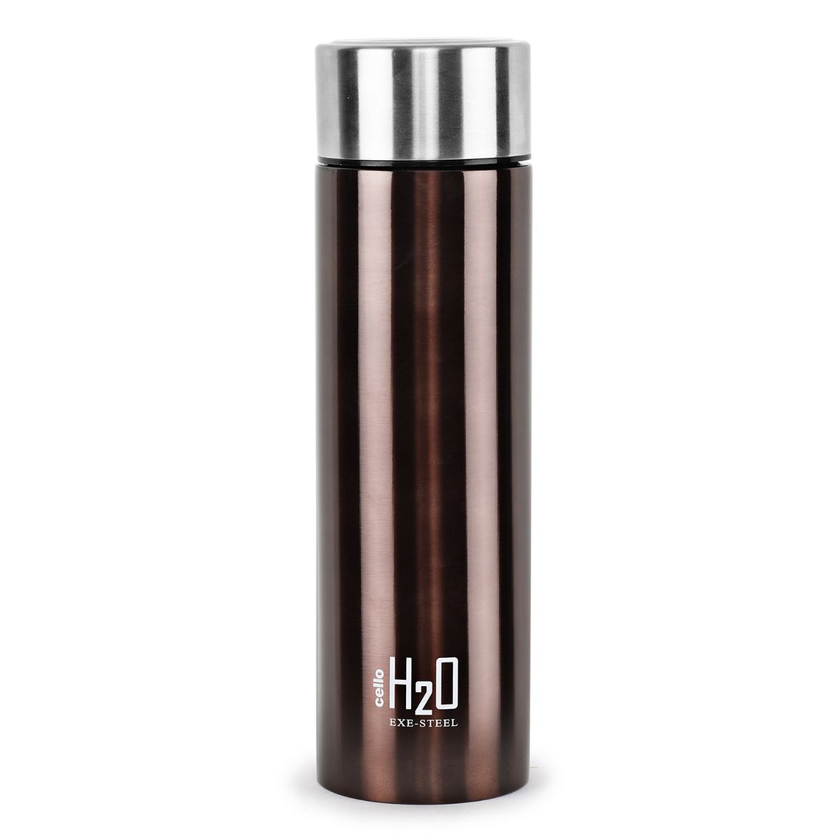 H2O Stainless Steel Water Bottle, 1000ml Brown / 1000ml / 1 Piece