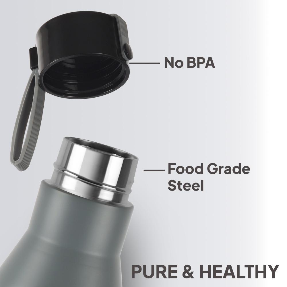 Maestro Flask, Vacusteel Water Bottle Grey / 550ml