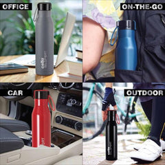 Maestro Flask, Vacusteel Water Bottle, Red / 550ml