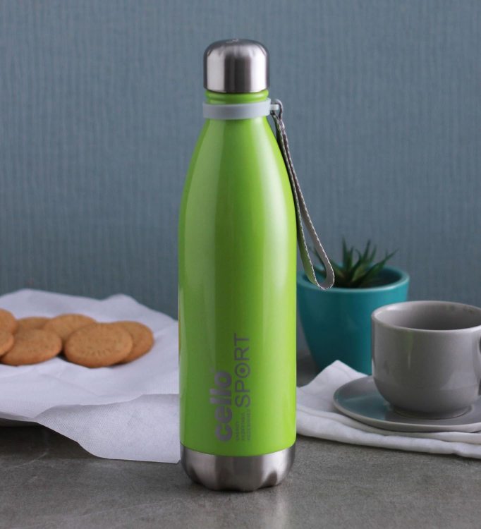 Scout Flask, Vacusteel Water Bottle, 500ml Green / 500ml / 1 Piece