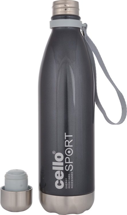 Scout Flask, Vacusteel Water Bottle, 500ml Black / 500ml / 1 Piece