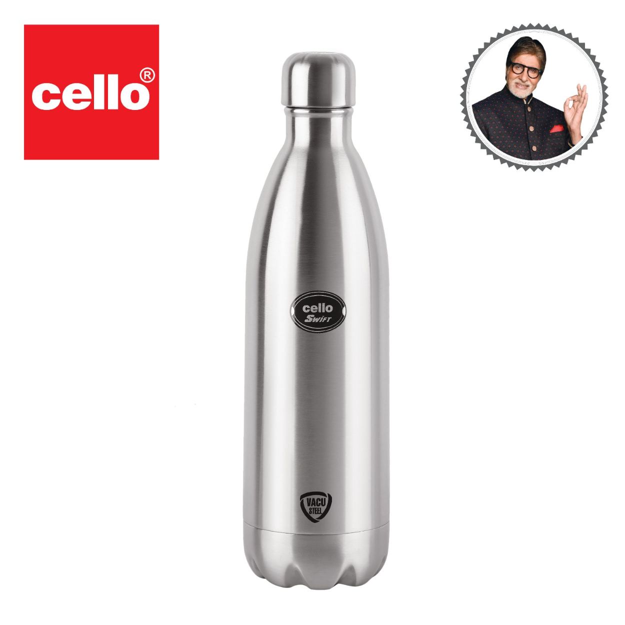 Swift Flask, Vacusteel Water Bottle, 1000ml / 1000ml