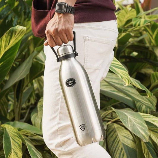 Silver|Swift Flask, Vacusteel Water Bottle, 1500ml / 1500ml