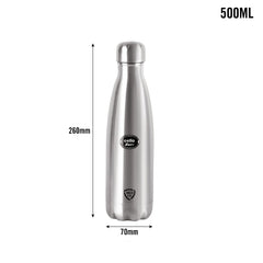 Swift Flask, Vacusteel Water Bottle, 500ml Silver / 500ml