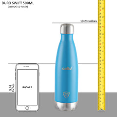 Duro Swift Flask, Vacusteel Water Bottle Blue / 500ml