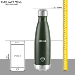 Duro Swift Flask, Vacusteel Water Bottle, 750ml / 750ml