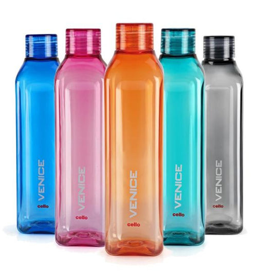 Multicolour|Venice Plastic Water Bottle, 1000ml / 1000ml