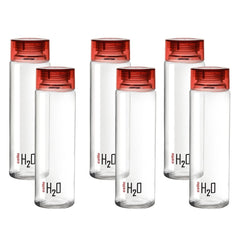 H2O Glass Water Bottle with Plastic Cap, 920ml / 920ml