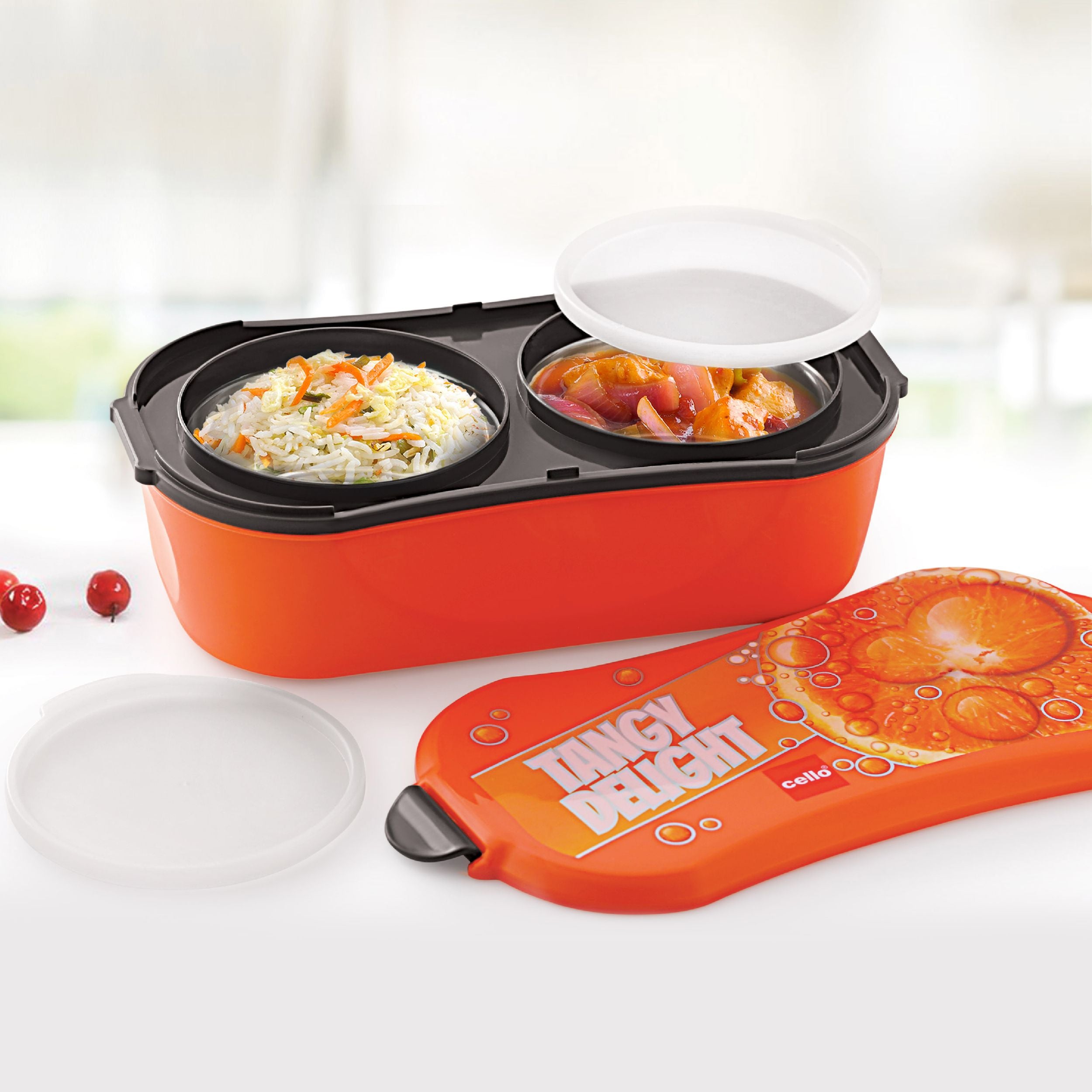 Doppler Insulated Lunch Box Orange