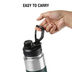Duro Sprint Flask, Vacusteel Water Bottle, 850ml Green / 850ml / 1 Piece
