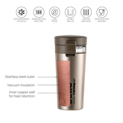 Monty Flask, Vacusteel Water Bottle / 450ml