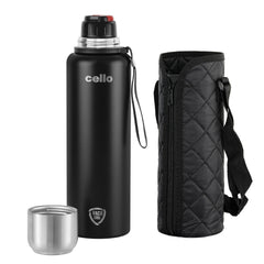 Duro Flip Flask, Vacusteel Water Bottle with Thermal Jacket / 1500ml