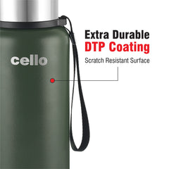 Duro Flip Flask, Vacusteel Water Bottle with Thermal Jacket / 1500ml