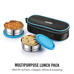 Eco Bite Stainless Steel Lunch Box / 2 Piece