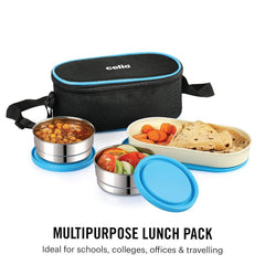 Exe Stainless Steel Lunch Box / 3 Piece