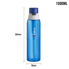 Filtro Water Bottle With Activated Carbon Filter, 1000ml Blue / 1000ml