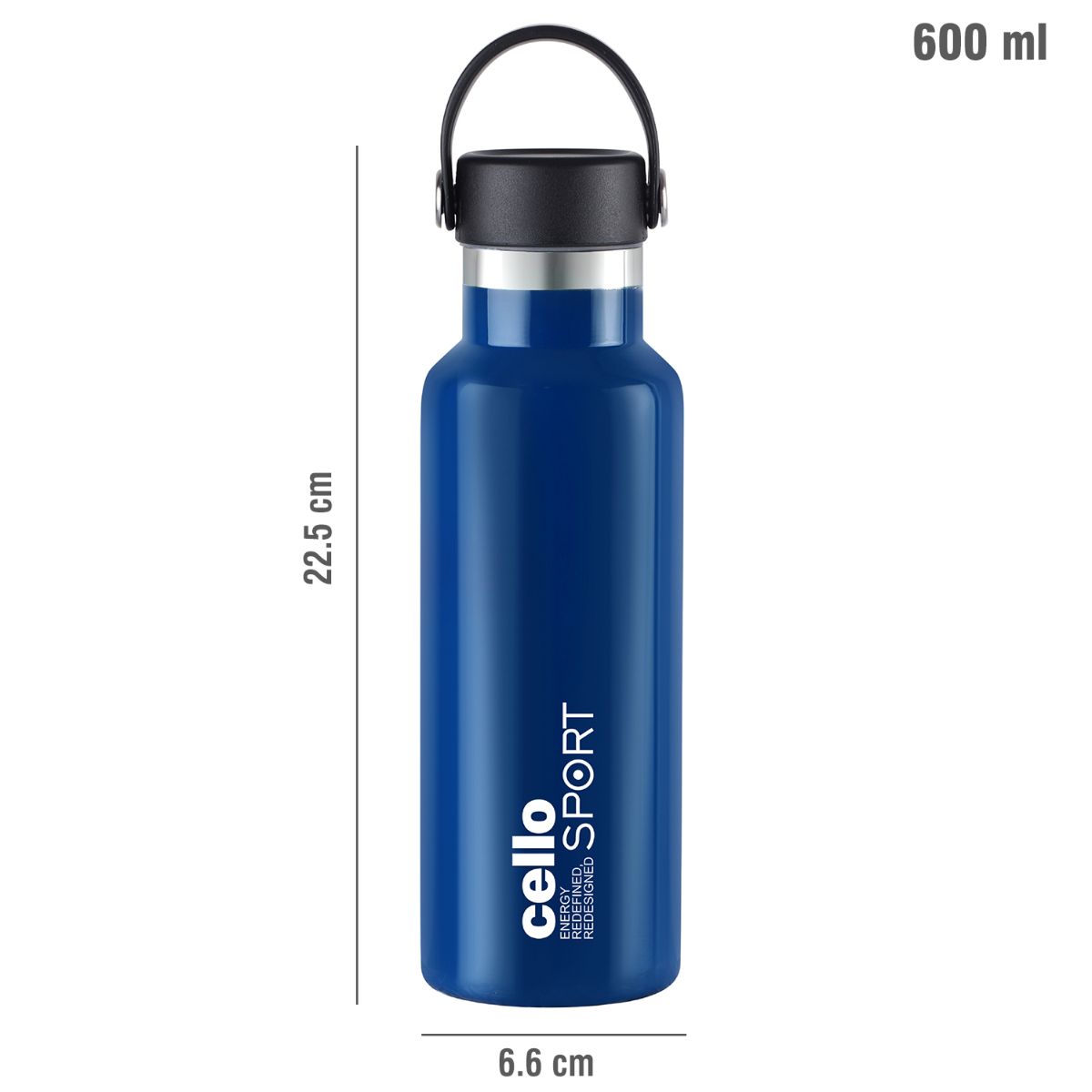 Aqua Bliss Flask, Vacusteel Water Bottle / 600ml