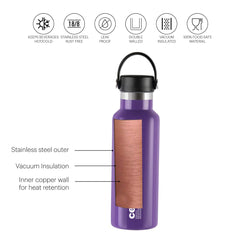 Aqua Bliss Flask, Vacusteel Water Bottle / 600ml