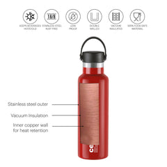 Aqua Bliss Flask, Vacusteel Water Bottle / 800ml