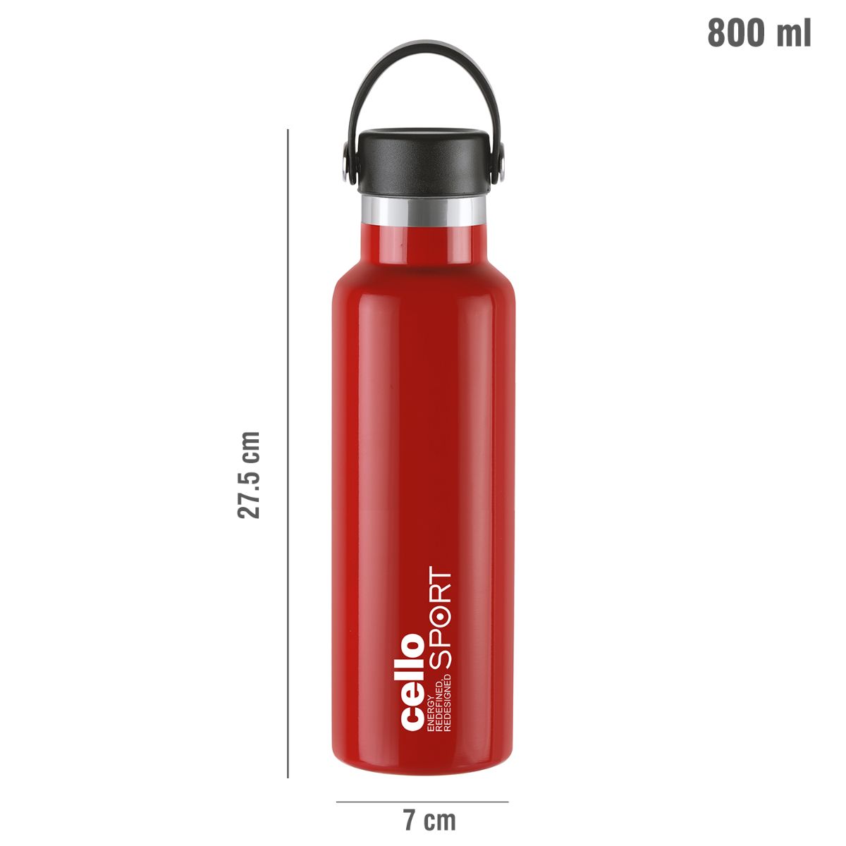 Aqua Bliss Flask, Vacusteel Water Bottle / 800ml