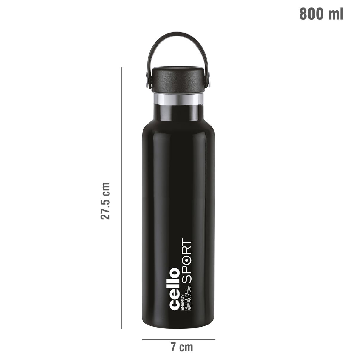 Aqua Bliss Flask, Vacusteel Water Bottle, 800ml / 800ml
