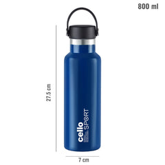 Aqua Bliss Flask, Vacusteel Water Bottle / 800ml