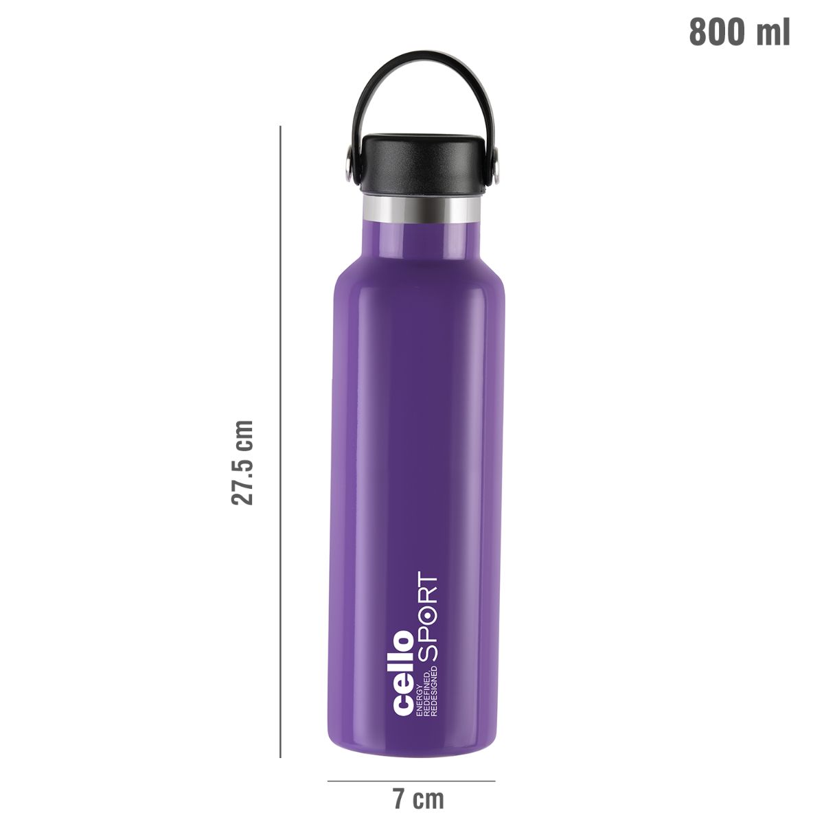 Aqua Bliss Flask, Vacusteel Water Bottle / 800ml