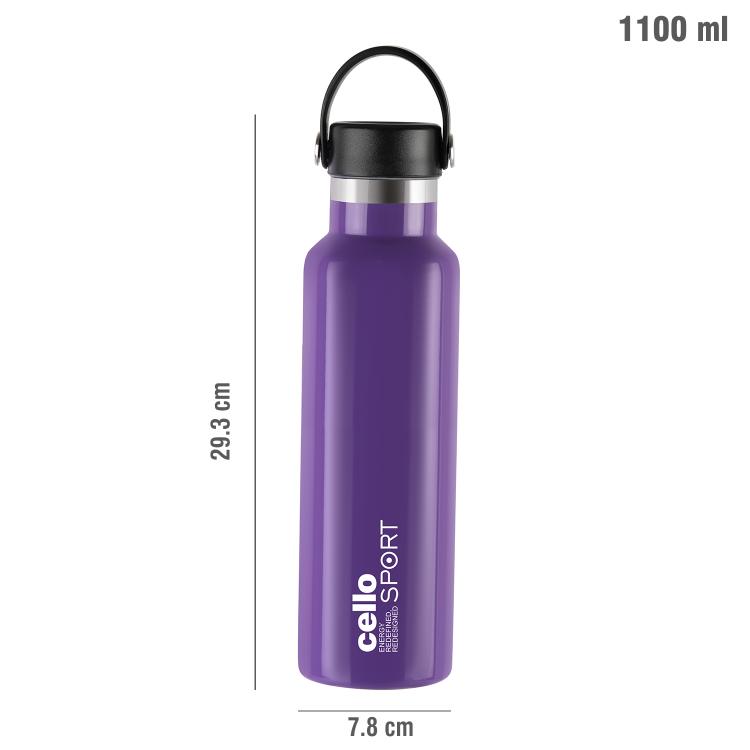 Aqua Bliss Flask, Vacusteel Water Bottle, 1100ml / 1100ml