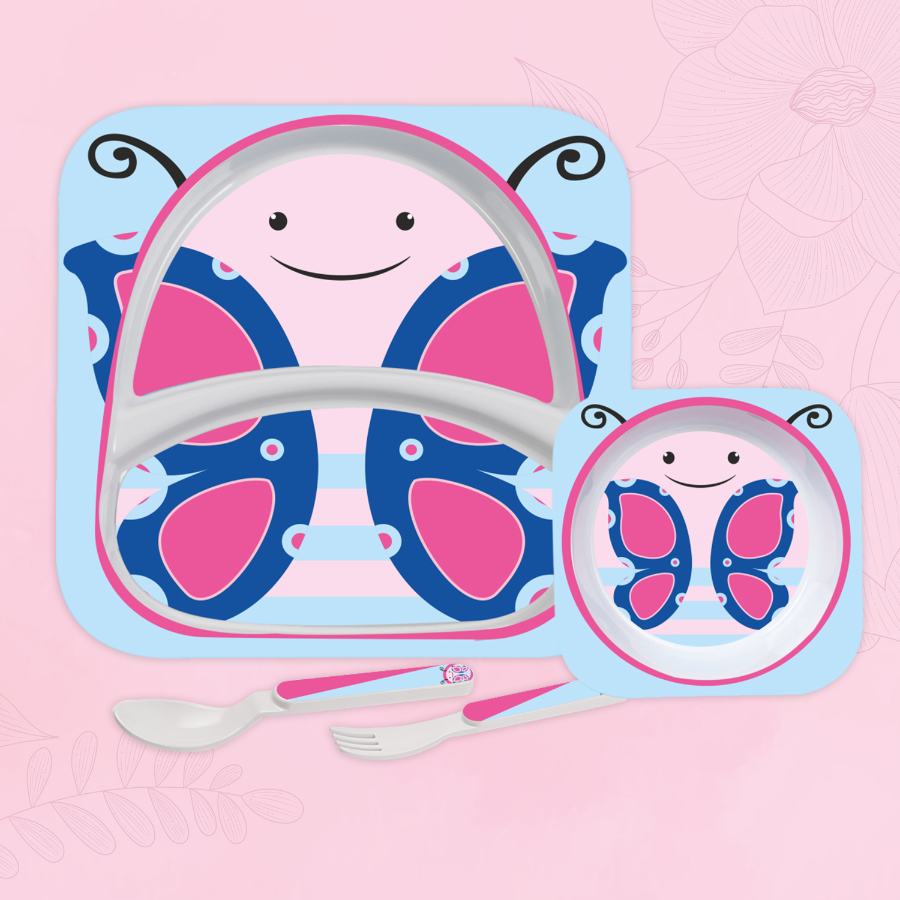 Kids Butterfly Meal Set