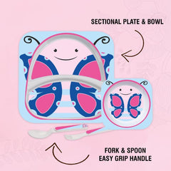 Kids Butterfly Meal Set