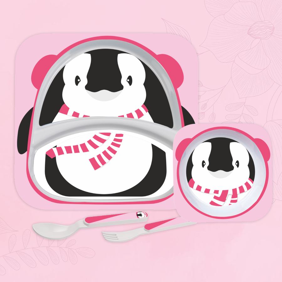 Kids Penguin Meal Set