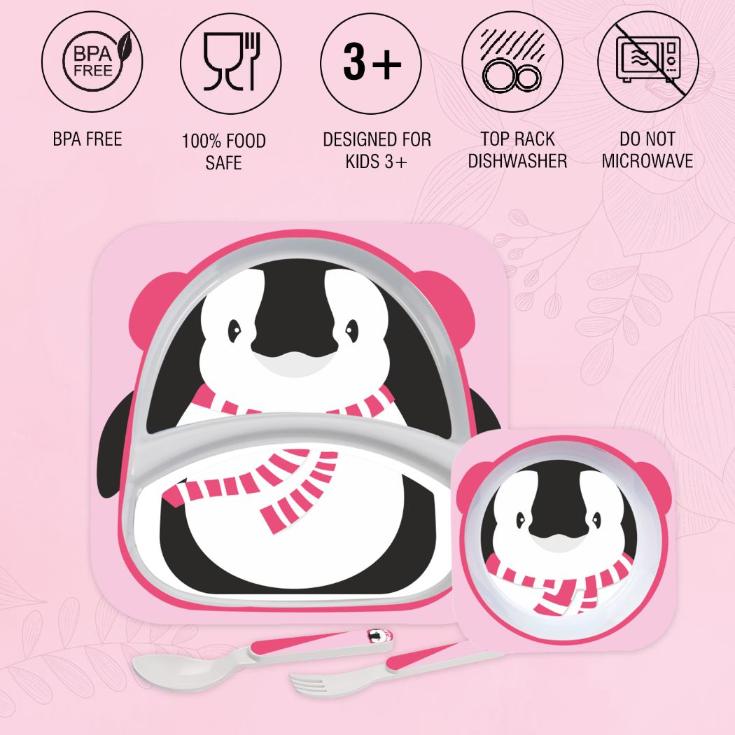 Kids Penguin Meal Set