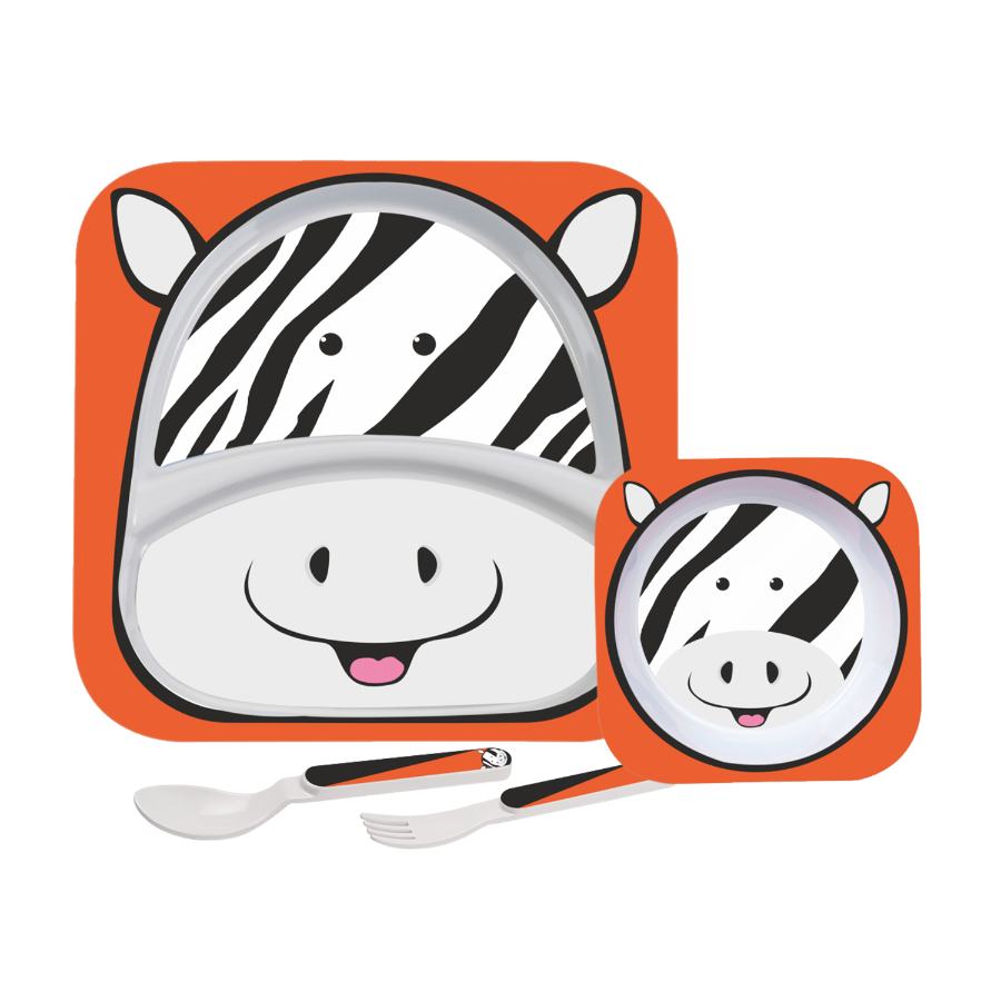 Kids Zebra Meal Set