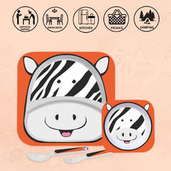 Kids Zebra Meal Set