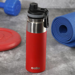 Duro Sprint Flask, Vacusteel Water Bottle, 850ml Red / 850ml / 1 Piece